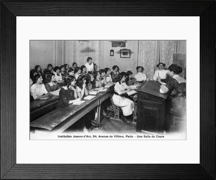 Framed Print : Classroom scene, Avenue de Villiers, Paris Framed Print : Classroom scene, Avenue de Villiers, Paris