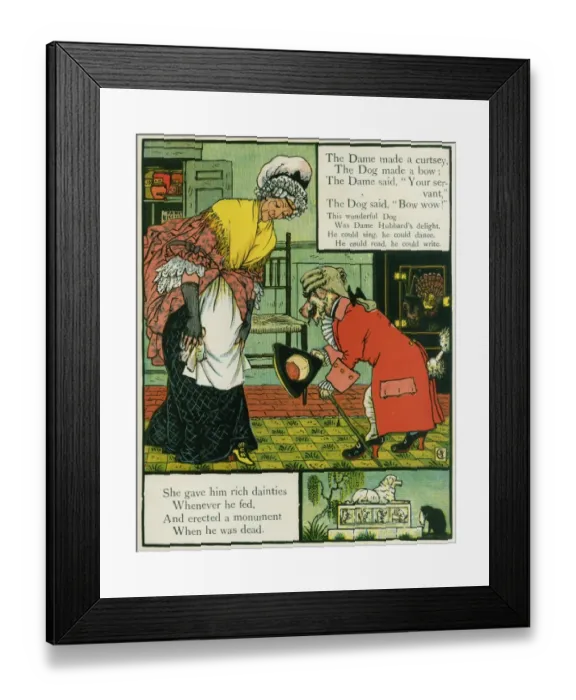 Framed Print : Old Mother Hubbard Framed Print : Old Mother Hubbard