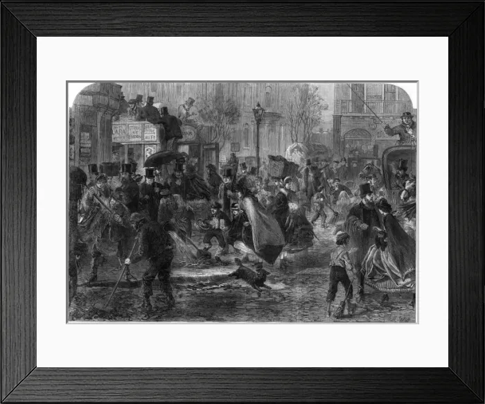 Framed Print : Thaw in London Framed Print : Thaw in London