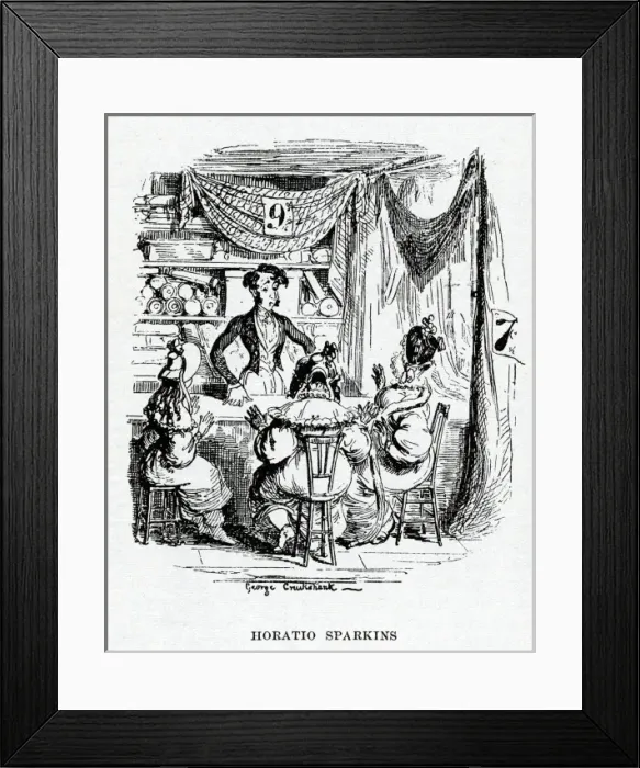 Framed Print : Dickens / Sketches by Boz Framed Print : Dickens / Sketches by Boz