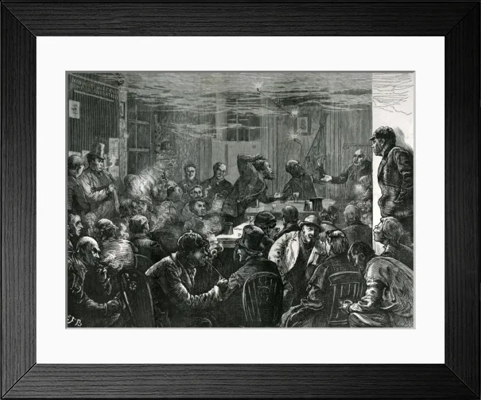 Framed Print : London Republicans in 1872 Framed Print : London Republicans in 1872