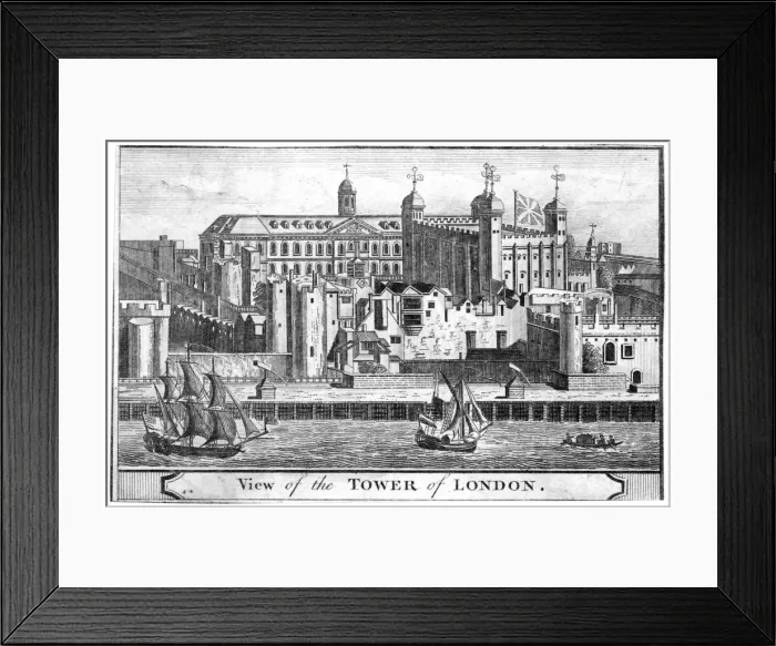 Framed Print : London / Tower / C18Th Framed Print : London / Tower / C18Th