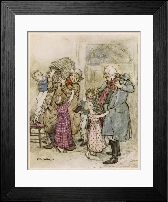 Framed Print : Dickens / Christmas Carol Framed Print : Dickens / Christmas Carol
