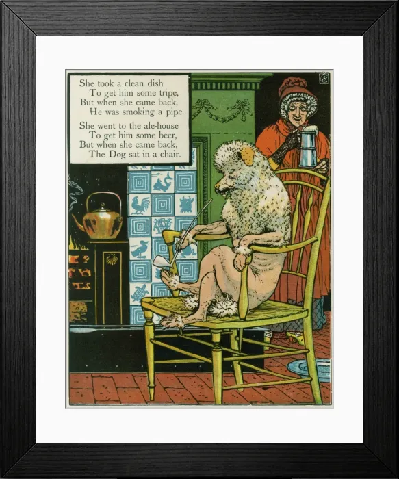 Framed Print : Old Mother Hubbard Framed Print : Old Mother Hubbard