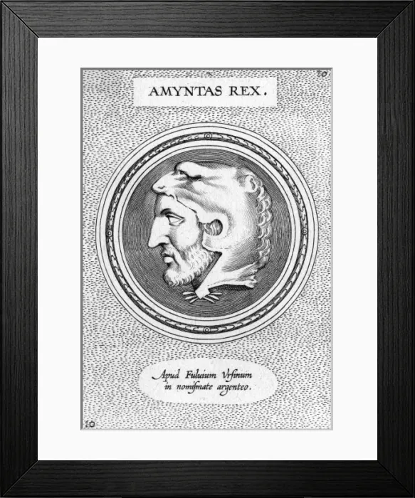 Framed Print : Amyntas King of Macedon Framed Print : Amyntas King of Macedon