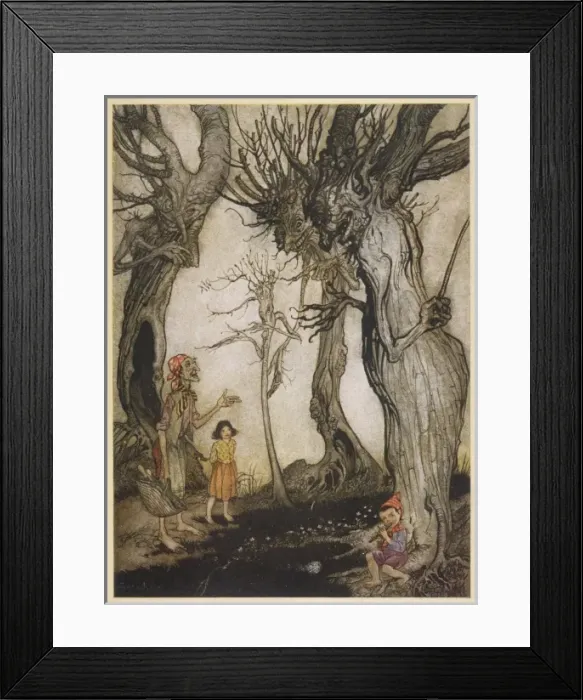 Framed Print : Aesop / Trees and the Axe Framed Print : Aesop / Trees and the Axe