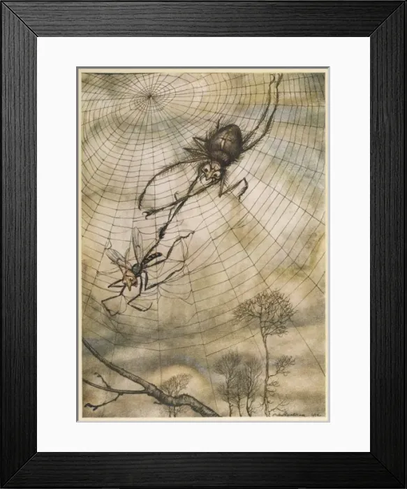 Framed Print : Aesop / Gnat and the Lion Framed Print : Aesop / Gnat and the Lion