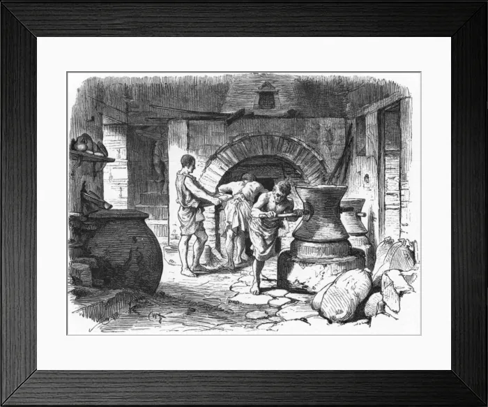 Framed Print : Pompeii Bakery Framed Print : Pompeii Bakery