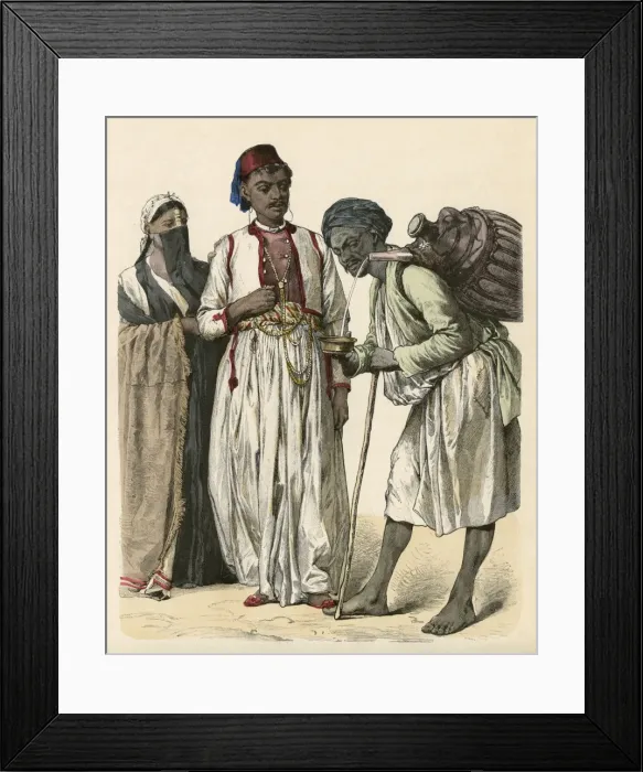 Framed Print : Racial / Africa / Egypt 19C Framed Print : Racial / Africa / Egypt 19C