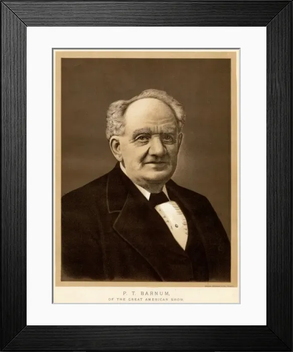 Framed Print : Phineas Taylor Barnum Framed Print : Phineas Taylor Barnum