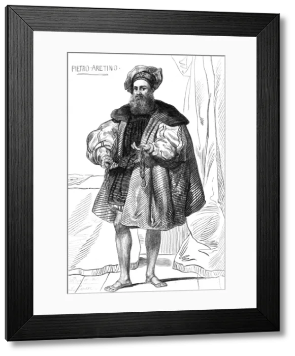 Framed Print : Pietro Aretino Framed Print : Pietro Aretino