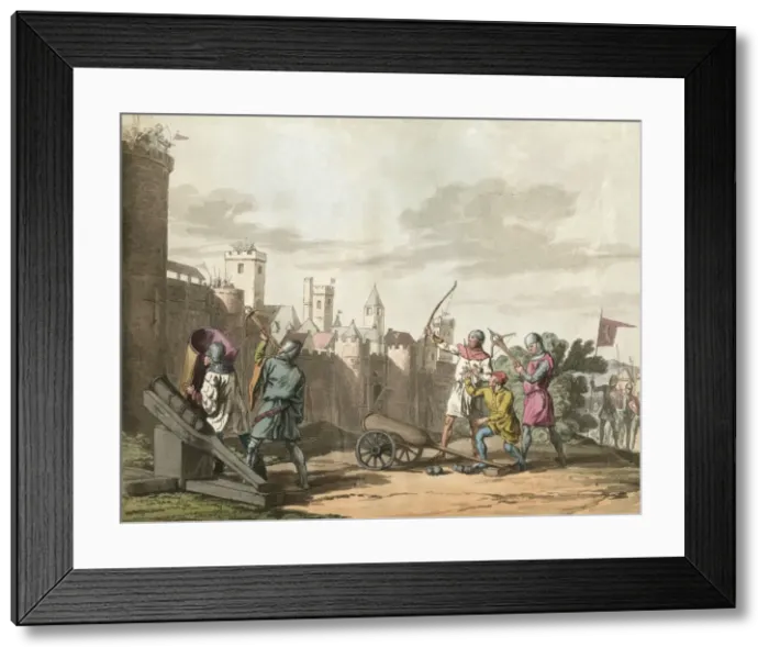 Framed Print : 15th Century Soldiers Framed Print : 15th Century Soldiers