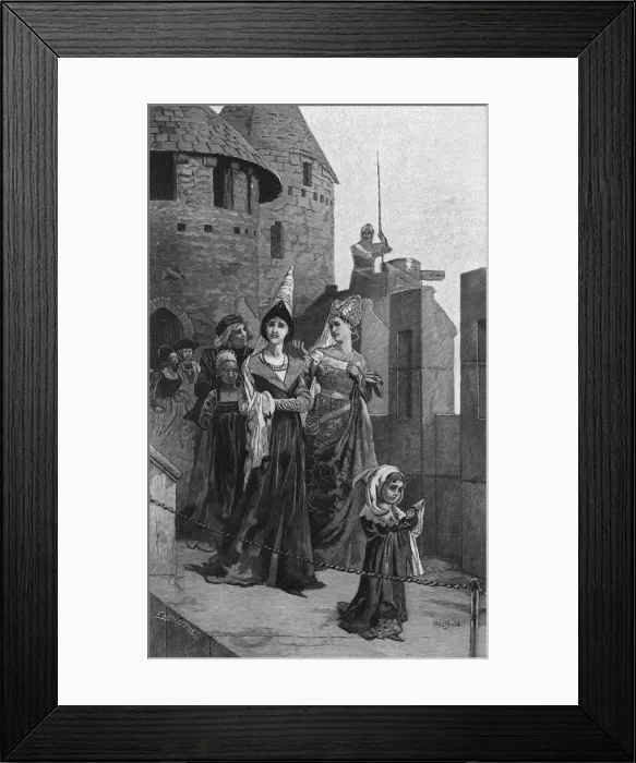Framed Print : Social Scenes / France / C12 Framed Print : Social Scenes / France / C12