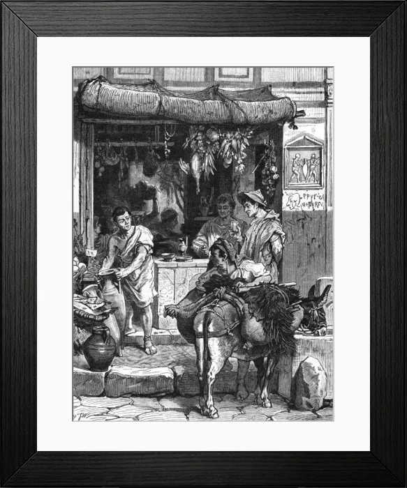 Framed Print : Street Tavern / Pompeii Framed Print : Street Tavern / Pompeii