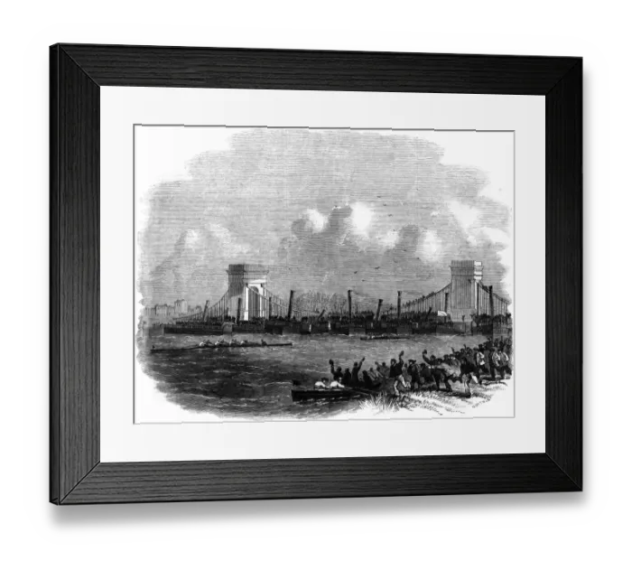 Framed Print : Oxford V Cambridge 1858 Framed Print : Oxford V Cambridge 1858