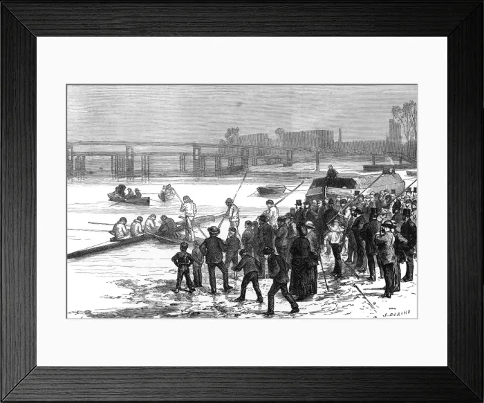 Framed Print : Oxford V Cambridge 1872 Framed Print : Oxford V Cambridge 1872