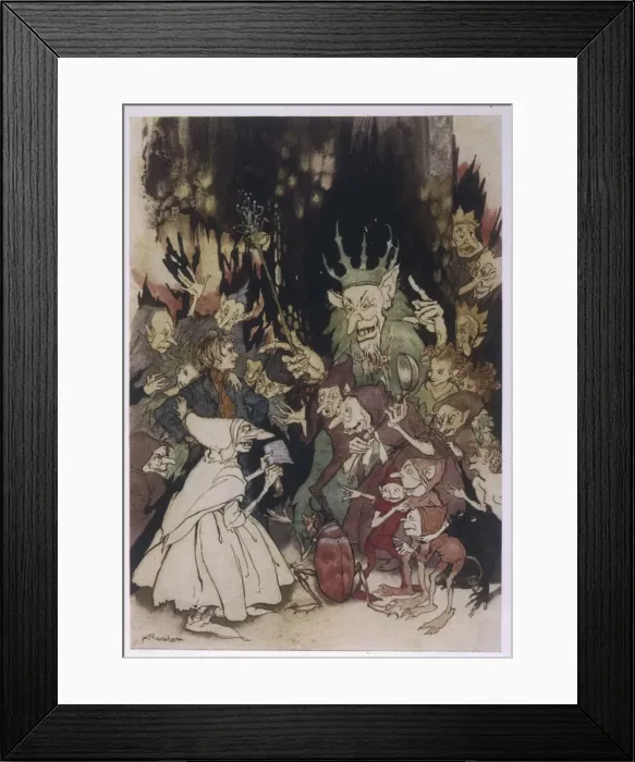 Framed Print : Folklore / Trolls Framed Print : Folklore / Trolls