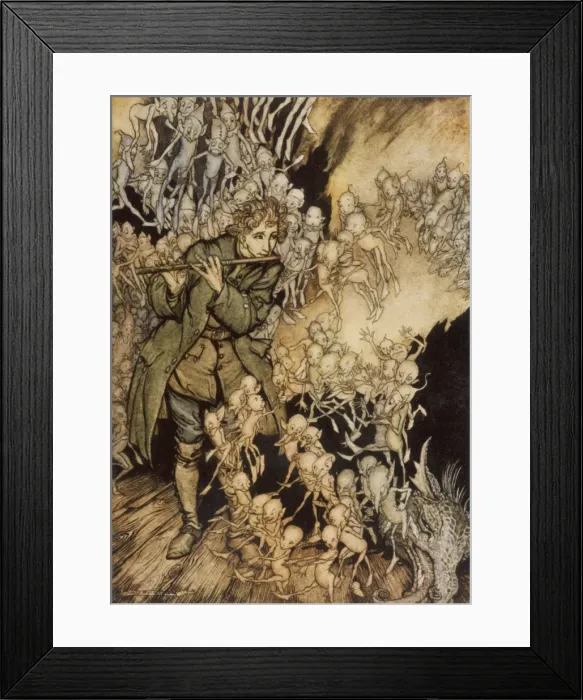 Framed Print : Little Folk / Gnome Framed Print : Little Folk / Gnome