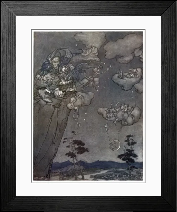 Framed Print : Folklore / Little Folk Framed Print : Folklore / Little Folk
