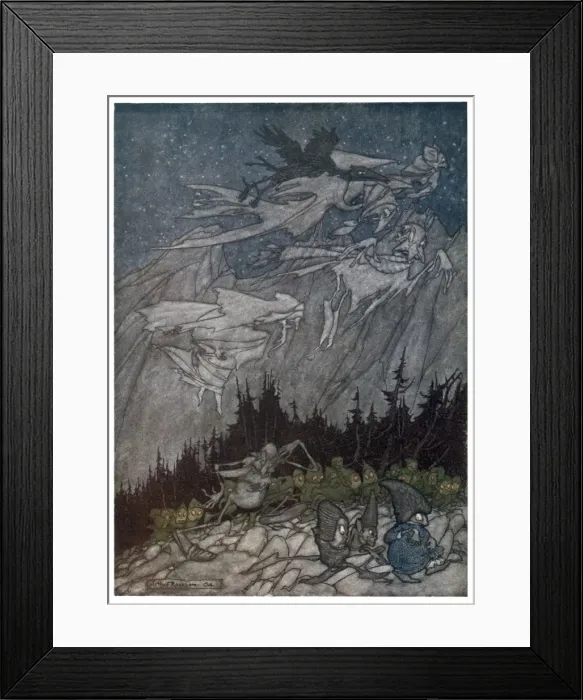 Framed Print : Folklore / Little Folk Framed Print : Folklore / Little Folk