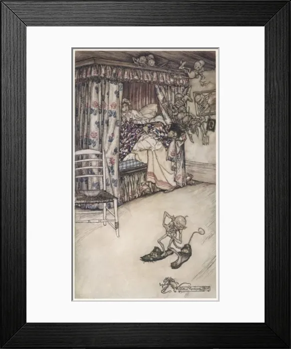 Framed Print : Little Folk / Goblin Framed Print : Little Folk / Goblin