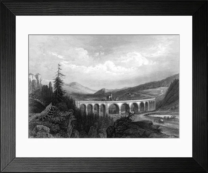 Framed Print : Viaduct over the Semmering, Austria Framed Print : Viaduct over the Semmering, Austria