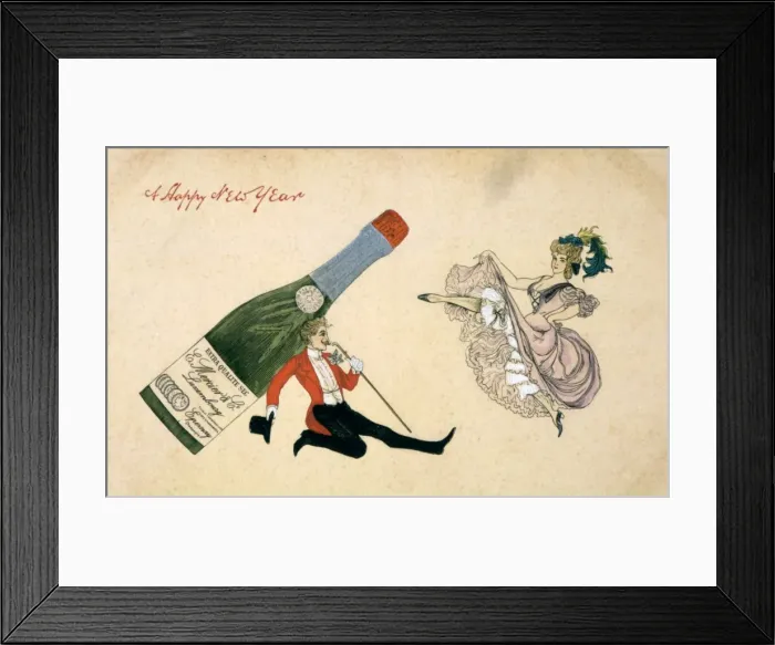 Framed Print : Champagne and Dance 20C Framed Print : Champagne and Dance 20C