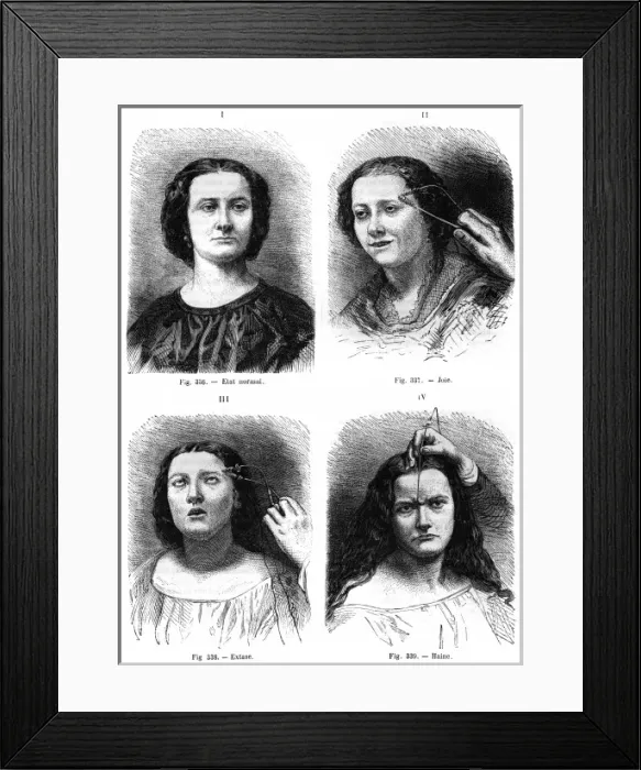 Framed Print : Electricity & Face Framed Print : Electricity & Face