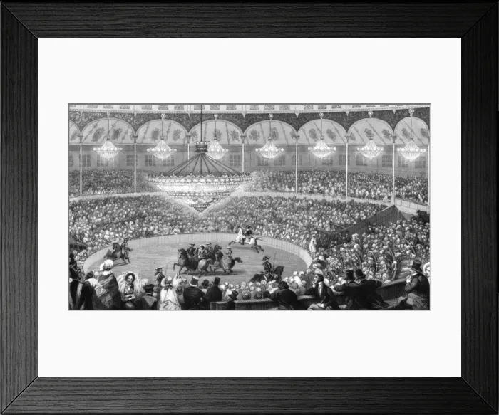 Framed Print : Franconis Circus / Lami Framed Print : Franconis Circus / Lami