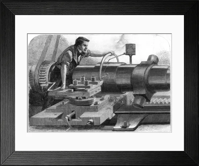 Framed Print : Armstrong Gun-Maker / 1862 Framed Print : Armstrong Gun-Maker / 1862