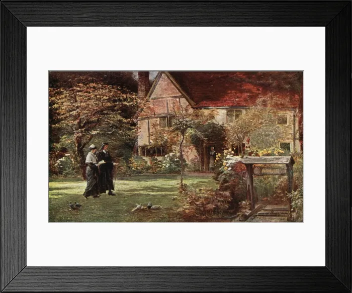 Framed Print : Milton home Walker Framed Print : Milton home Walker