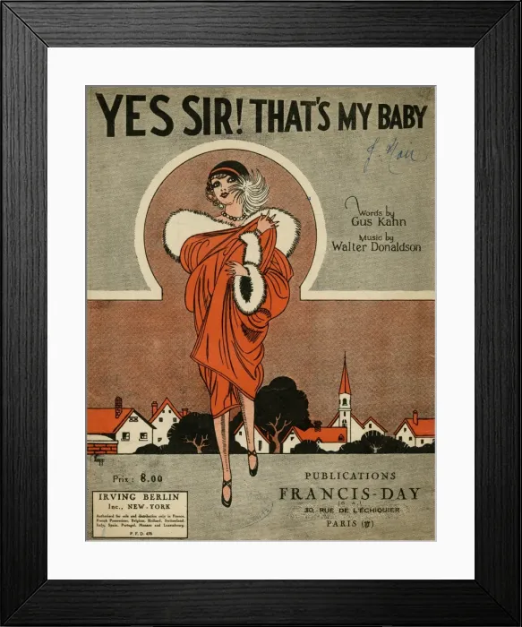 Framed Print : Female Type / My Baby 1925 Framed Print : Female Type / My Baby 1925