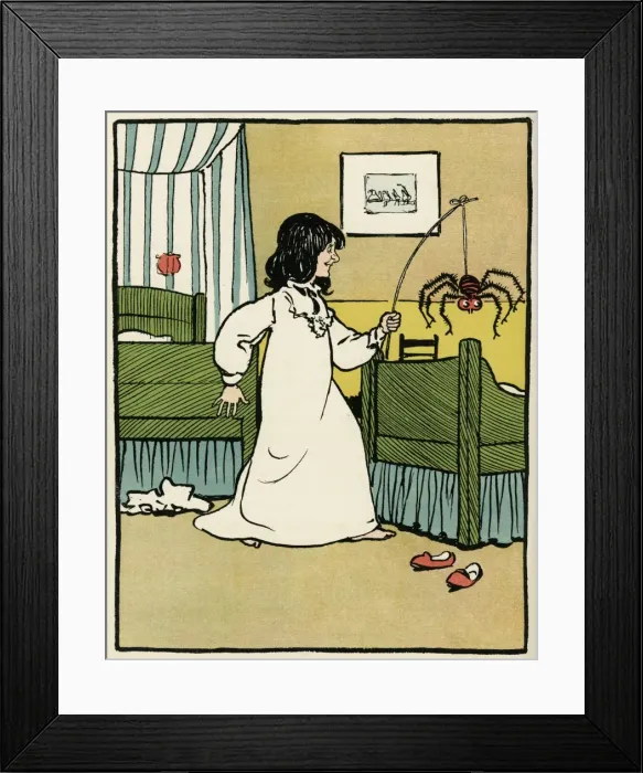 Framed Print : Fun with a Spider Framed Print : Fun with a Spider