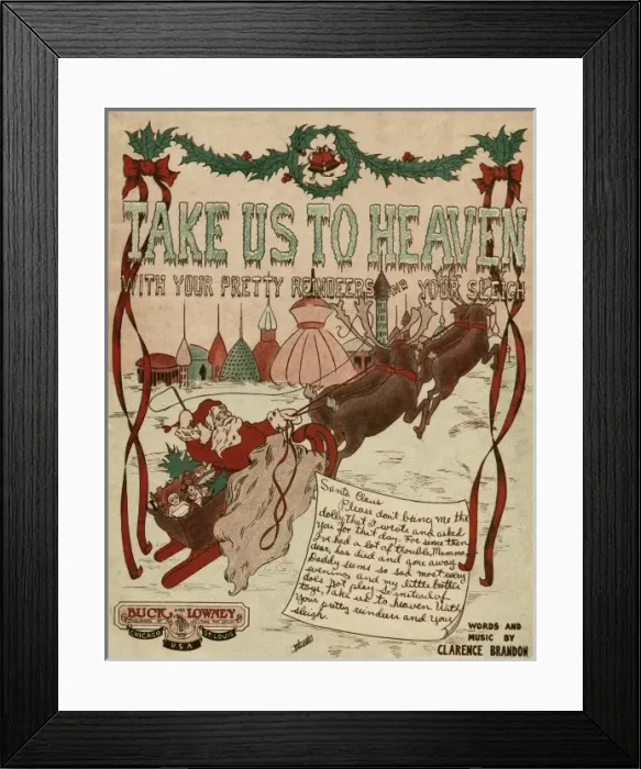 Framed Print : Heaven by Sleigh 1916 Framed Print : Heaven by Sleigh 1916