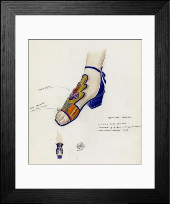Framed Print : Beatrice Lillies Shoes Framed Print : Beatrice Lillies Shoes