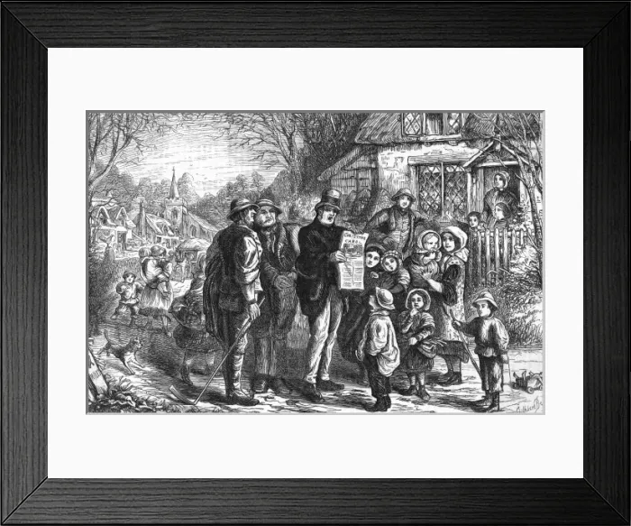Framed Print : Country Carol-Seller