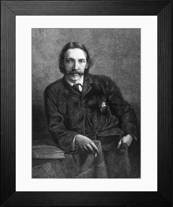 Framed Print : Stevenson Smoking