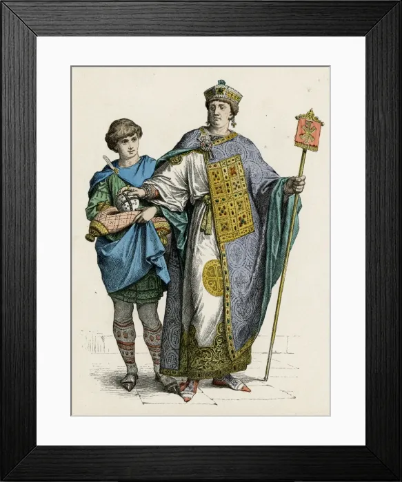 Framed Print : Byzantine Emperor Framed Print : Byzantine Emperor