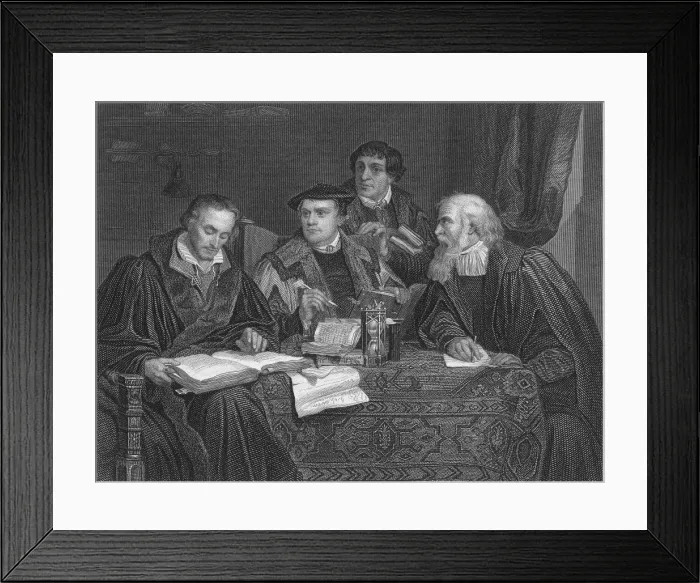 Framed Print : Luther & Colleagues Framed Print : Luther & Colleagues