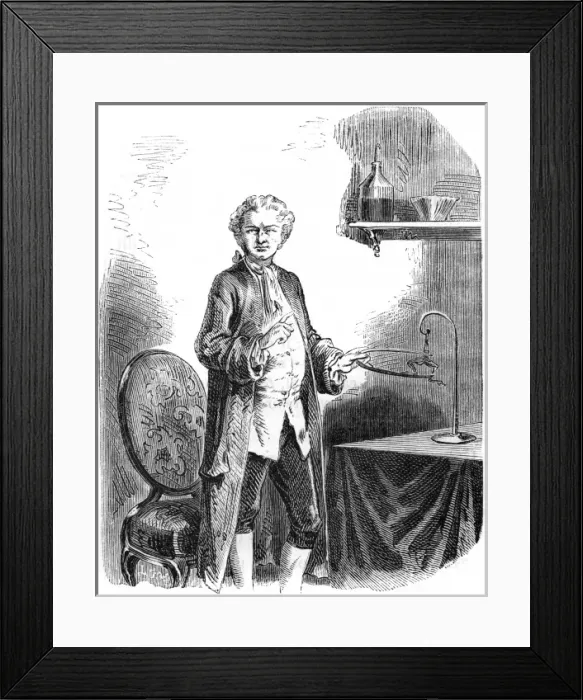 Framed Print : Galvani Frog Exp. 3 Framed Print : Galvani Frog Exp. 3
