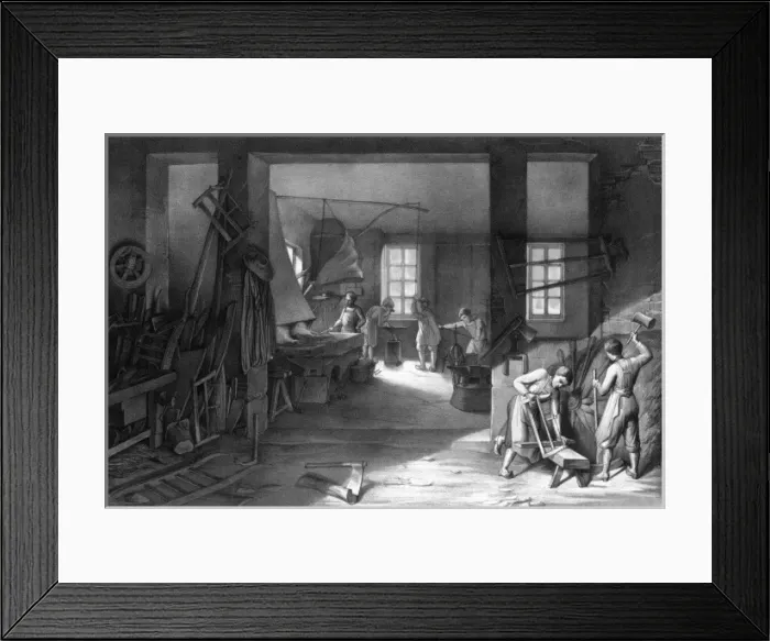 Framed Print : Mettray : Workshop Framed Print : Mettray : Workshop
