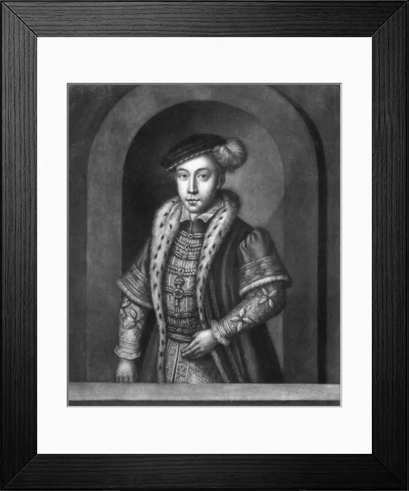 Framed Print : Edward Vi / R. Houston Framed Print : Edward Vi / R. Houston