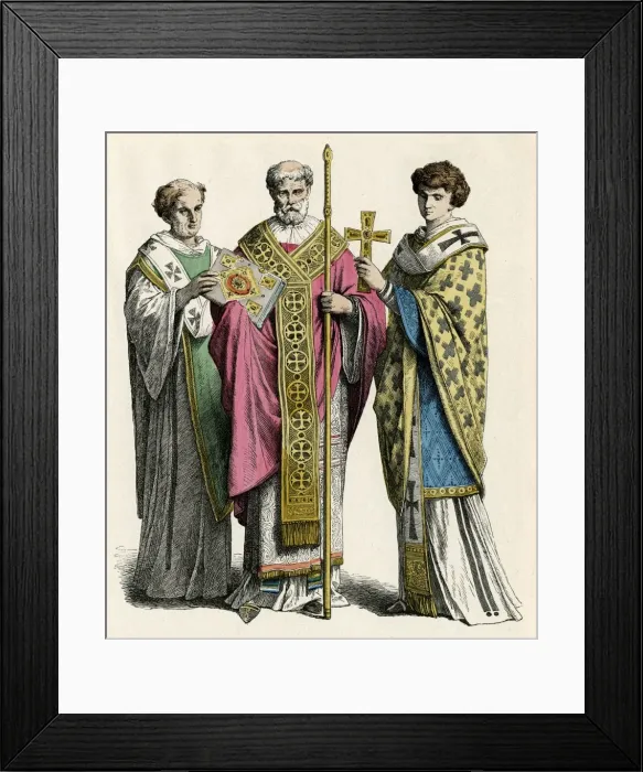 Framed Print : Byzantine Men / C5 Framed Print : Byzantine Men / C5