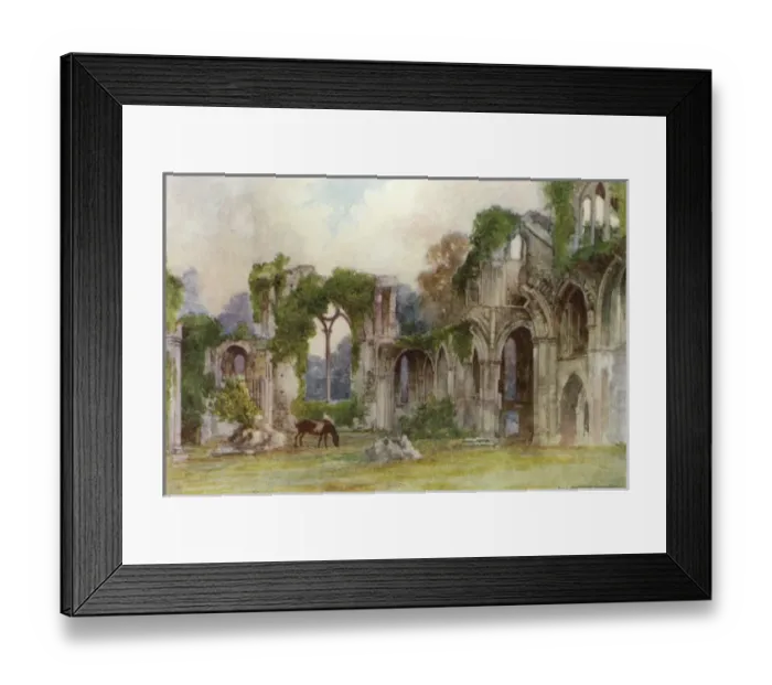 Framed Print : Netley Abbey / East Window Framed Print : Netley Abbey / East Window
