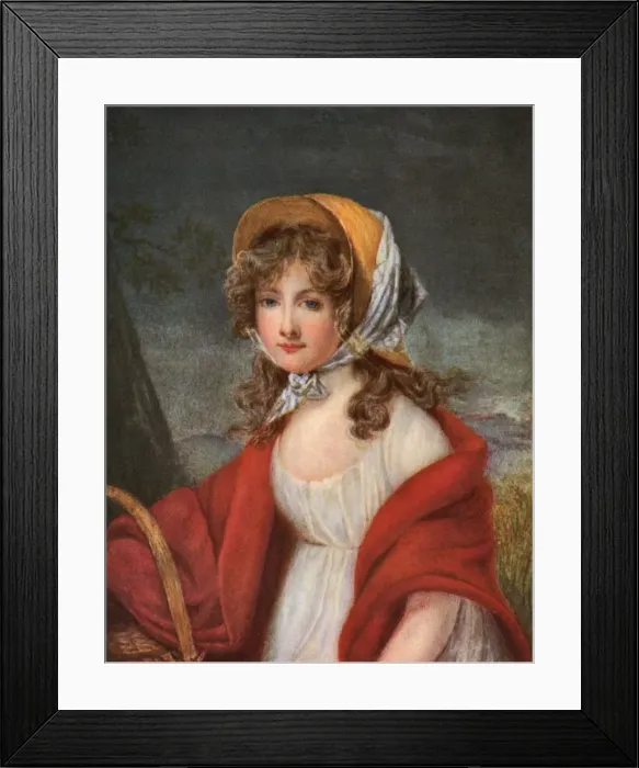 Framed Print : Costume Miniature C. 1800 Framed Print : Costume Miniature C. 1800