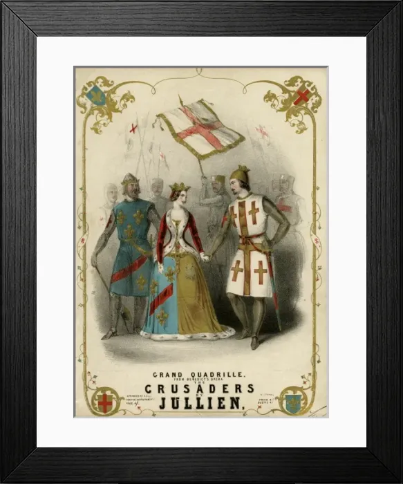 Framed Print : Crusader and Girl Framed Print : Crusader and Girl