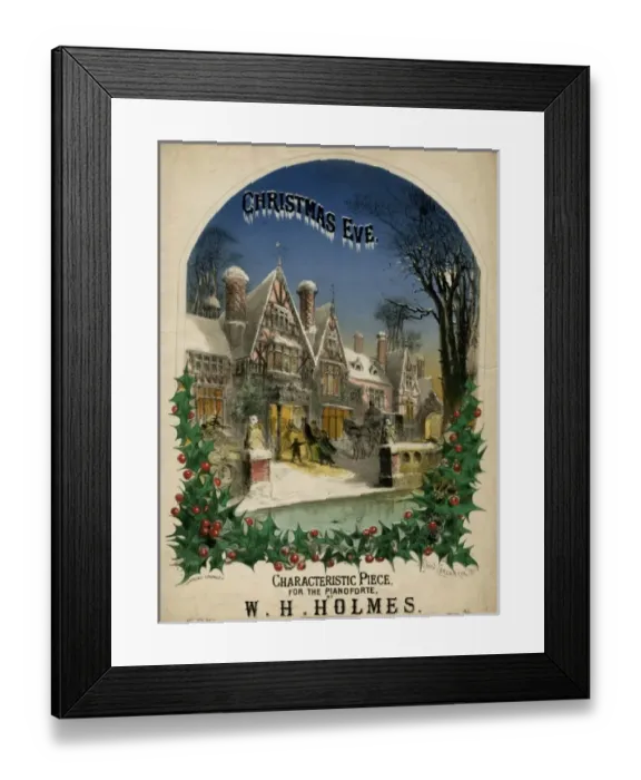 Framed Print : Christmas Eve Visiting Framed Print : Christmas Eve Visiting