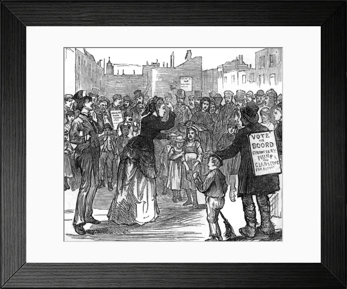 Framed Print : Election  /  Womans Rights