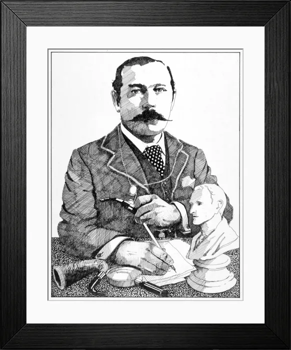 Framed Print : Conan Doyle / Morgan Framed Print : Conan Doyle / Morgan