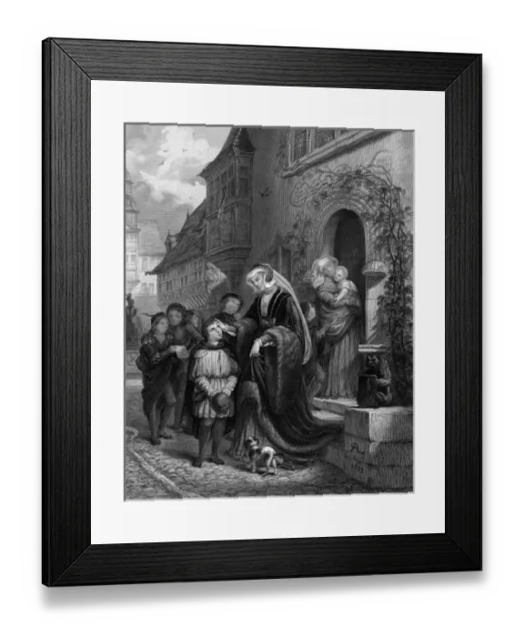 Framed Print : Luther at Eisenach Framed Print : Luther at Eisenach